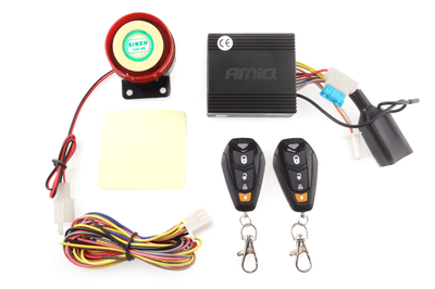 AMIO Universal Motor Security Alarm DIY avec alarme de télécommande sans fil