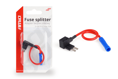 Amio Universal Ajouter un support de fusible Micro 2 Stand Washer 20A Splitter Adaptateur