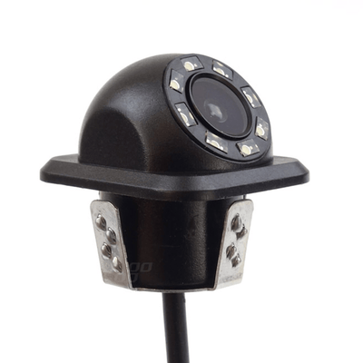 Amio Universal Built -in Inversing Camera HD 8 LED View Night 18 mm pour la voiture / bus / camping-car noir