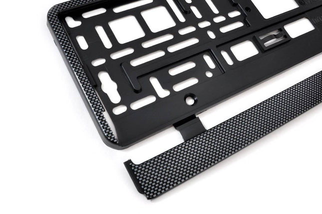AMiO Universele Kentekenplaathouder Europa Carbon - VCTparts.nl