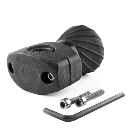 AMiO Universele Rubberen Stuurknop voor Stuurwiel 360º Zwart - Rood [Wheel Spinner] - VCTparts.nl