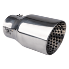 AMiO AMiO Universele Uitlaat Demper Tip RVS Koppelstuk 89mm Chrome AMiO 1