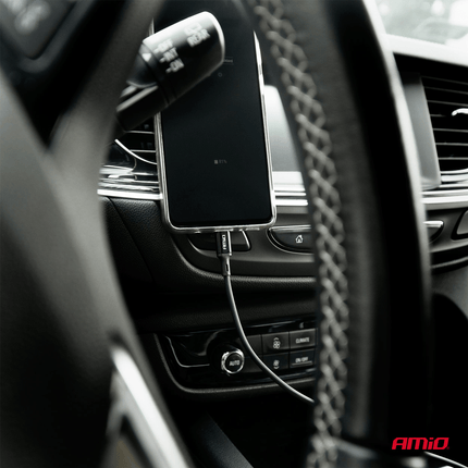 AMiO USB - A naar USB - C Kabel 3A 100cm FullLINK - Hoogwaardige Snellader Oplaadkabel Snoer - VCTparts.nl