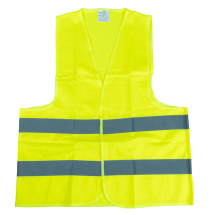 AMiO Veiligheidsvest Geel SV - 01 Reflecterend Hesje met ISO Certificaat (120gr/m) - VCTparts.nl