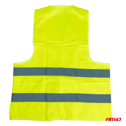 AMiO Veiligheidsvest Geel SV - 01 Reflecterend Hesje met ISO Certificaat (120gr/m) - VCTparts.nl