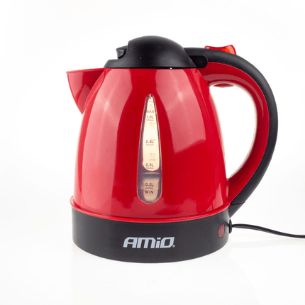 AMiO Waterkoker Auto Koffiezetter Kan (12v/150w) Rood met Autostekker Sigarettenaanstekerplug - VCTparts.nl
