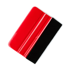 AMiO Wrapping Tool Squeegee met Vilt Folie Schraper Gereedschap Pasje (10x7cm) Rood - VCTparts.nl