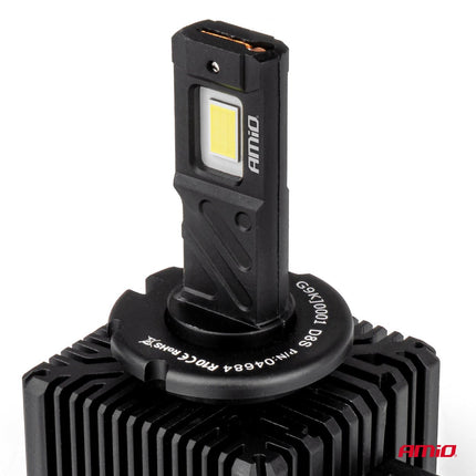 AMiO AMIO XD PRO D8S LED Koplampen Full Canbus 6500K Wit Licht - 14424LM 176W D8S Xenon Vervanging Plug and Play Krachtige Upgrade AMiO 3