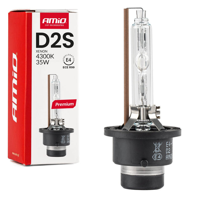 AMiO AMiO Xenon Lamp D2S 4300K 35W - Premium E4 ECE R99 Goedgekeurde Witte Koplamp Autolamp AMiO 1