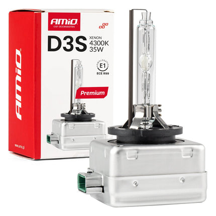 AMiO AMiO Xenon Lamp D3S 35W 4300K - E1 ECE R99 Goedgekeurde Natuurlijk Witte Koplamp AMiO 1