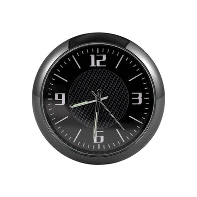 Analoge mini tableau automatique horloge auto-adhésive - Sport noir