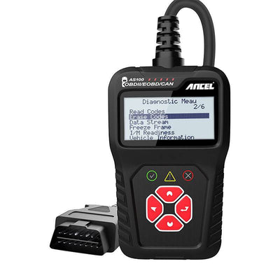 ANCEL AS100 OBD2 Scanner de diagnostic - Appareil de diagnostic universel pour les voitures - noir