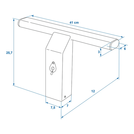 Antidiefstal Trekhaakslot voor Achterdeuren Bedrijfswagen Bedrijfsbus - VCTparts.nl