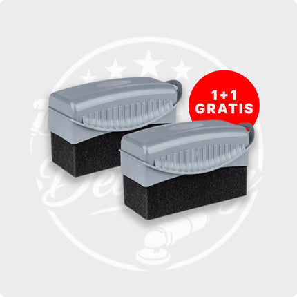 VCTdetailing Zachte Schuim Applicator – Gelijkmatige Aanbrenging van Wax, Glaze en Dressings Grijs - VCTparts.nl