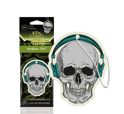 Aroma Car Aroma Dia de Los Muertos Air Air Frisher Frisher Tough Schedel - CASHONES SKULL