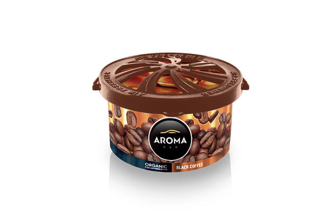 AROMA CAR AROMA CAR AROMA ORGANIC 100% Natuurlijke Auto Luchtverfrisser Zwarte Koffie / Black Coffee AMiO 1