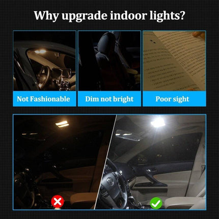 VCTparts Audi A3 - S3 - RS3 8V (2012 - 2020) Interieur Verlichting Canbus led Wit 6000K NORGOS 6