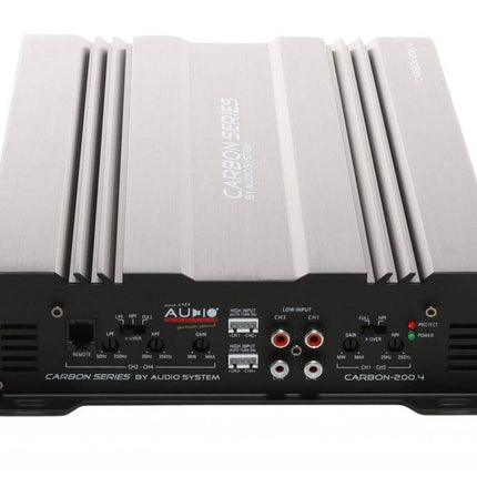 Audio System Audio System Carbon - series 4 - kanaal Klasse A / B Auto Versterker voor Subwoofers en Speakers Krachtige Audio Optimount 6