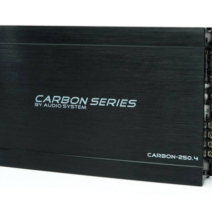 Audio System Carbon - series 4 - kanaal Klasse A / B Auto Versterker voor Subwoofers en Speakers Krachtige Audio - VCTparts.nl