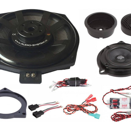 Audio System XFIT BMW UNI 200mm 3 - Way Part - Active Composet – Pasklare Speaker Upgrade Plug en Play BMW E &amp; F Serie Universeel Frontsysteem Optimount 1