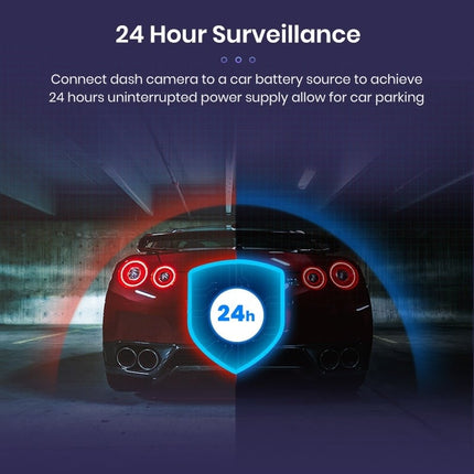 VCTparts Auto Dashcam Continue Voeding Hardwire Kabel Voeding Micro USB [3.2M 12v/24v] NORGOS 5