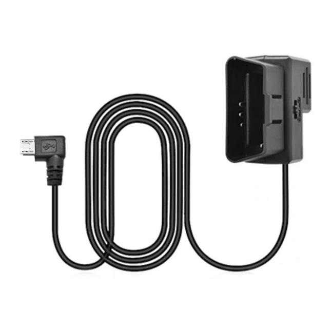 VCTparts Auto Dashcam Continue Voeding Hardwire OBD Kabel Voeding Micro USB [3.5M 12v/24v] NORGOS 2