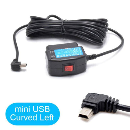Auto Dashcam Continue Voeding Hardwire OBD Kabel Voeding Mini USB [3.5M 12v/24v] - VCTparts.nl