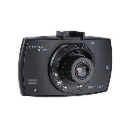 Auto Dashcam HD 1080P 1CH Dashboard Video Recorder met Nachtzicht + Continue Voeding Zwart - VCTparts.nl
