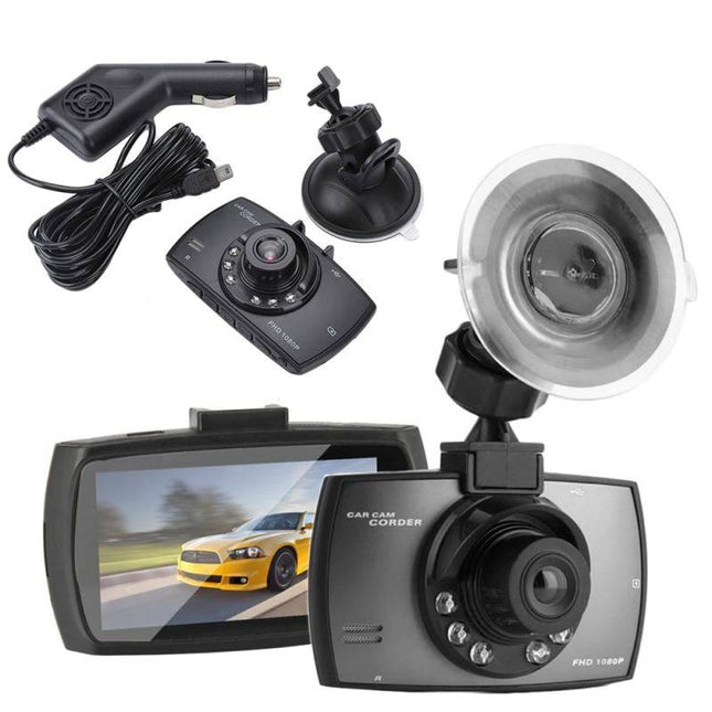 Auto Dashcam HD 1080P Dashboard Video Recorder met Nachtzicht Zwart - VCTparts.nl