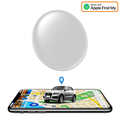 Auto GPS Locatie Tracker Anti-Diefstal Functie Smart Tag - Werkt met Zoek Mijn App - IOS/iPhone - Wit