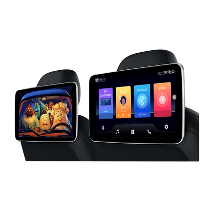 VCTparts Auto Hoofdleuning Beeldschermen (2x) Hoofdsteunmonitor met Touchscreen 32GB Android 12 WiFi Bluetooth Achterbank Kids Tablet NORGOS 6