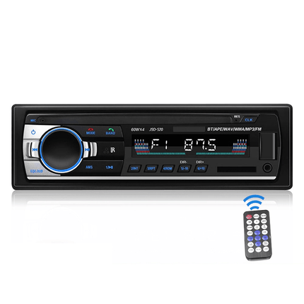 VCTparts Auto Radio Inbouw Speler Digitale Bluetooth met Aux en RGB LED NORGOS 1