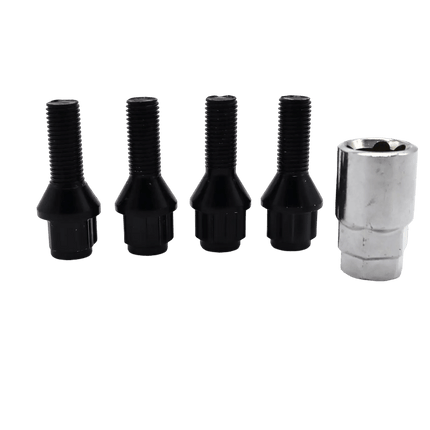 VCTparts Auto Slotbouten Wielvergrendeling Bouten & Moeren - M12x1.5 met Inbegrepen Sleutel (set 4 stuks) Hoogwaardige Legering Slotboutset [Bolt & Lock Lug Nuts] NORGOS 7