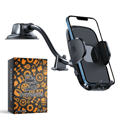 Porte-téléphonie avec un bras flexible pour le tableau de bord et le pare-brise noir