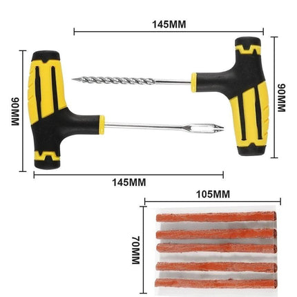 VCTparts Autoband Reparatie Gereedschap Set met Rubber Strips en Rubberen Schroeven NORGOS 5