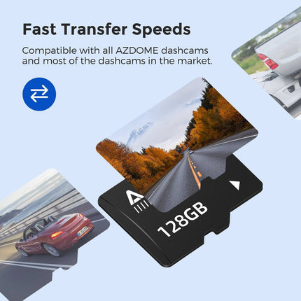 AZDome AZDome 64GB MicroSD Geheugenkaart UHS - I U3 NORGOS 4