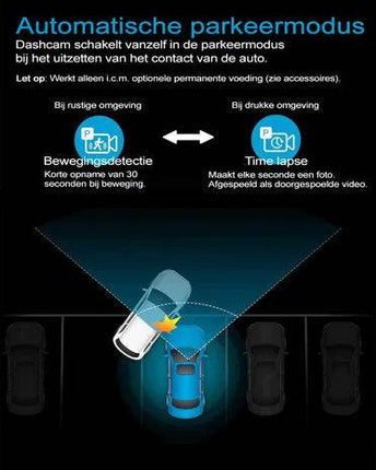 AZDome AZDome Dashcam M27 2K 1440P Wifi GPS Auto Video Recorder Zwart NORGOS 7