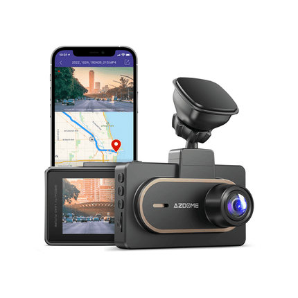 AZDome AZDome Dashcam M27 2K 1440P Wifi GPS Auto Video Recorder Zwart NORGOS 1