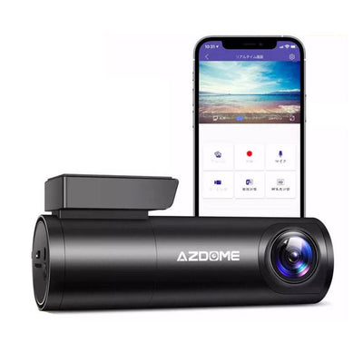Azdome Dashcam M300 1296p WiFi Auto Recorder Black