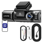 AZDome AZDome Dashcam M550 4K 1260P 3CH Wifi Auto Video Recorder met Achter Camera + Continue Voeding Zwart Combideal 1