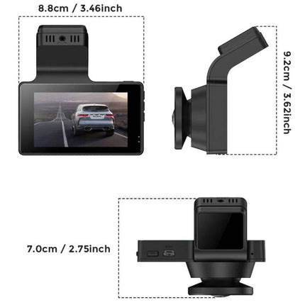 AZDome Dashcam M63 Lite True 4K Wifi Auto Video Recorder Zwart - VCTparts.nl