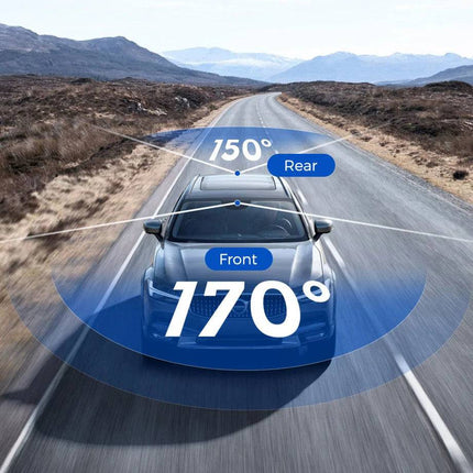 AZDome Dashcam M63 Lite True 4K Wifi Auto Video Recorder Zwart - VCTparts.nl