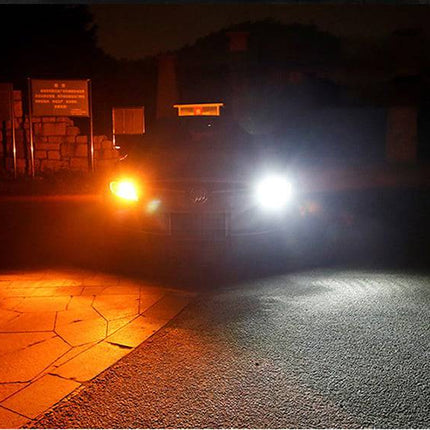 VCTparts BA15S 1156 LED Dagrijverlichting DRL Wit met Knipperlicht Geel P21W Canbus (set) NORGOS 2