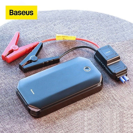 Baseus Baseus Auto Jump Starter Powerbank, Noodstroom Accu 8.000 mAh + Startkabels [Autolader Autostarter Jumpstarter] 9
