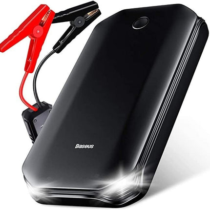 Baseus Baseus Auto Jump Starter Powerbank, Noodstroom Accu 8.000 mAh + Startkabels [Autolader Autostarter Jumpstarter] 10