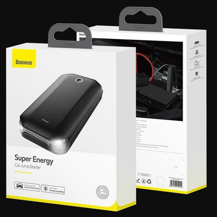 Baseus Baseus Auto Jump Starter Powerbank, Noodstroom Accu 8.000 mAh + Startkabels [Autolader Autostarter Jumpstarter] 8