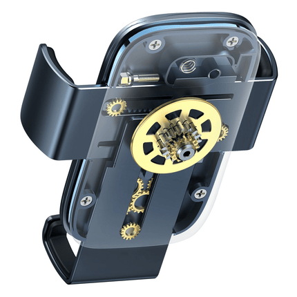 Baseus Baseus Easy Control Klem Verstelbare Telefoonhouder voor Rond Ventilatierooster Grijs 7