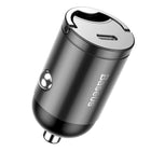 Baseus Baseus Mini Type - C Autolader QC 3.0 30W Snellader Grijs Hurtel 2