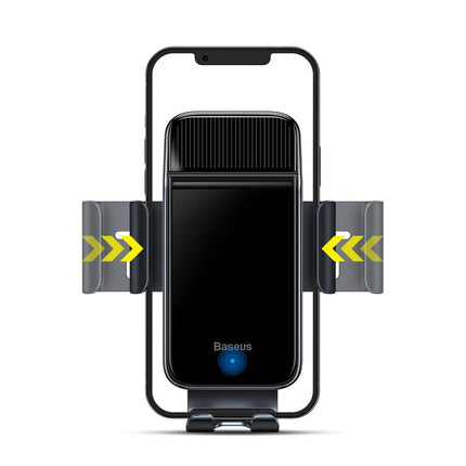 Baseus Baseus Smart Solar Power Wireless gsm houder auto op zonne energie - automatische sluiting - ventilatie auto houder - 150 mah batterij Hurtel 10