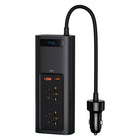 Baseus Baseus Stroom Omvormer 12V/220V Sigarettenplug naar Stopcontact Zwart (1 x USB - A 1x USB - C) 150W Hurtel 10